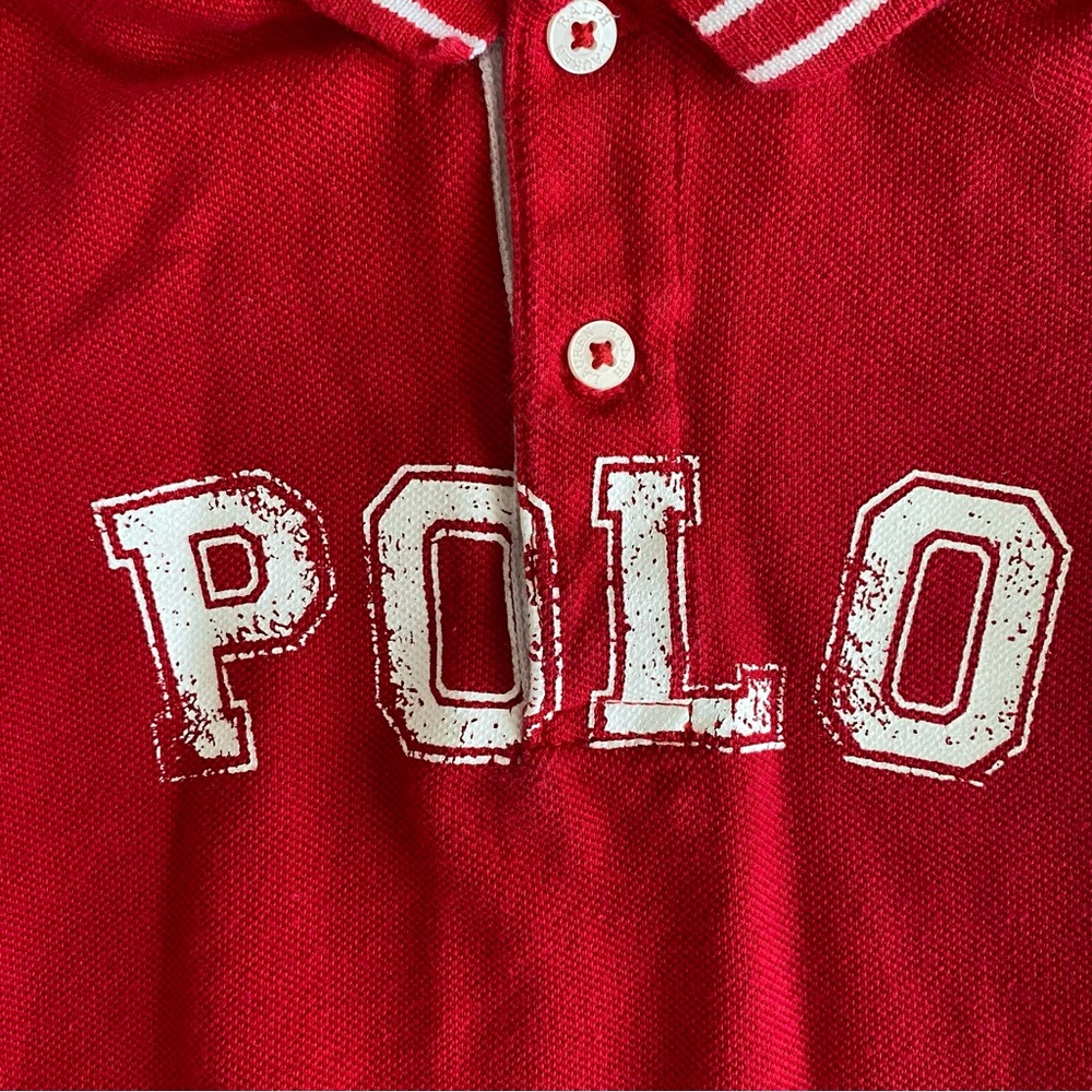 Polo Ralph Lauren Baby Romper Bundle Size 3M – Red Logo + Striped - Picture 3 of 6